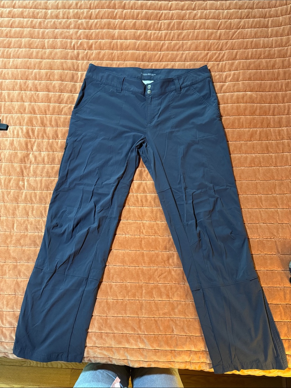 Women's Straight-Leg Hiking Tech Pants — Blue Gray 14 Short